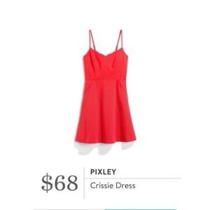 Stitchfix Pixley  Red Crissie Dress